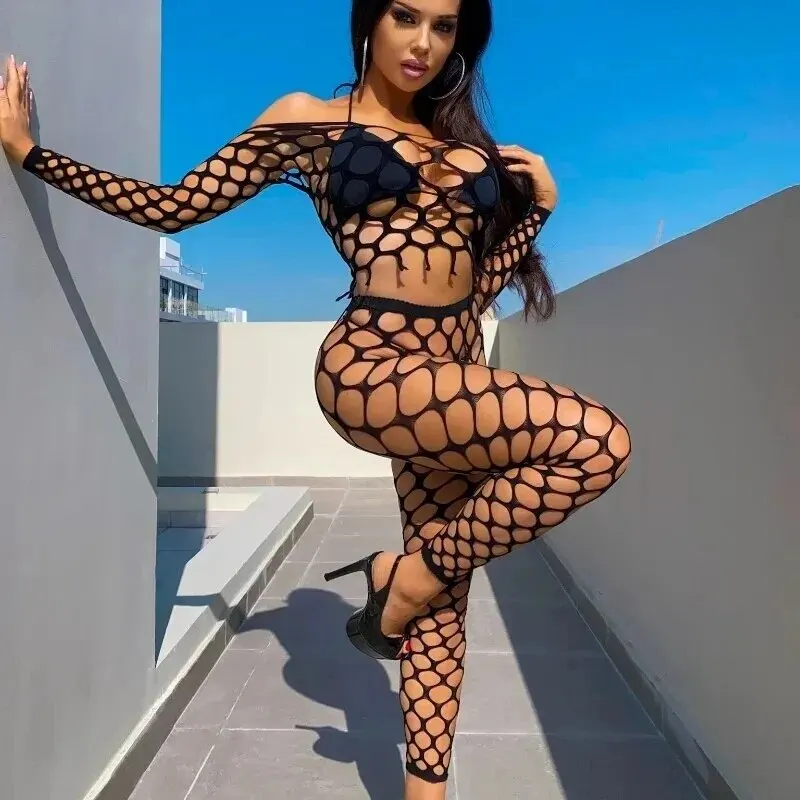 Sheer Mesh Bikini Swimsuit Set for Women