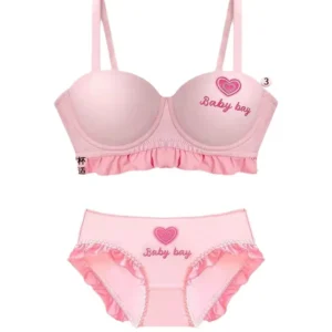 Wireless Push-Up Bra & Panty Lingerie Set