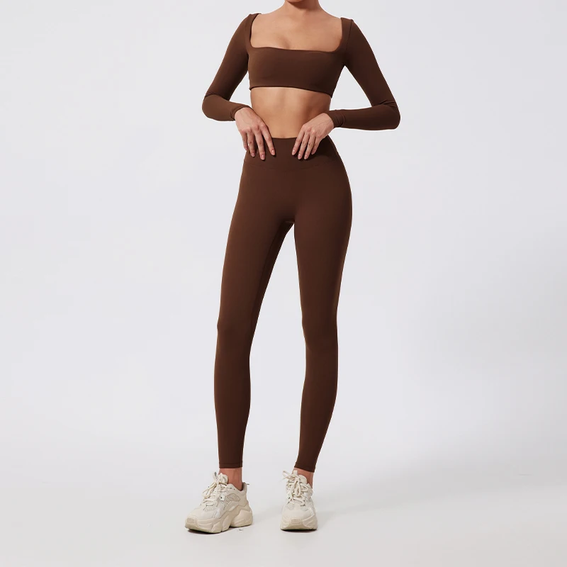 Long Sleeve Crop Top for Women – Sporty Yoga & Workout Activewear - Image 12